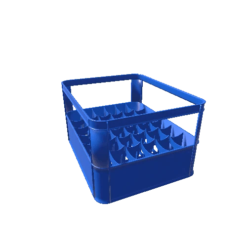 Plastic Crate Blue